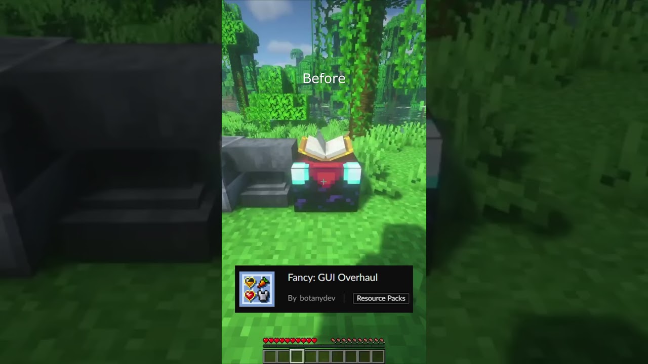 Fancy gui Overhaul | Minecraft Resource Pack