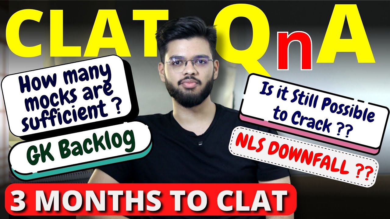 CLAT 2026 in 3 Months | CLAT QnA | Abhyuday Pandey