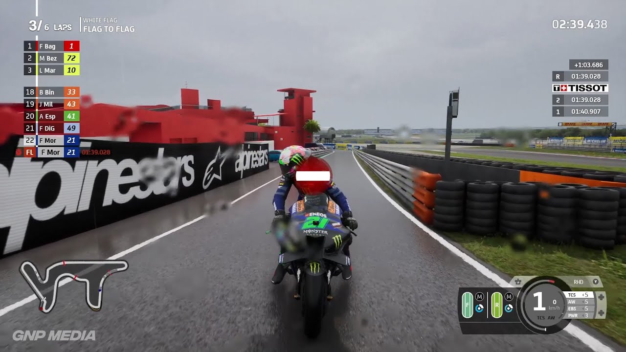 MotoGP 23 - Enter Pit Lane in Reverse During Flag to Flag Race