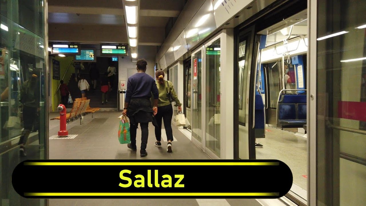Metro Station Sallaz - Lausanne 🇨🇭 - Walkthrough 🚶