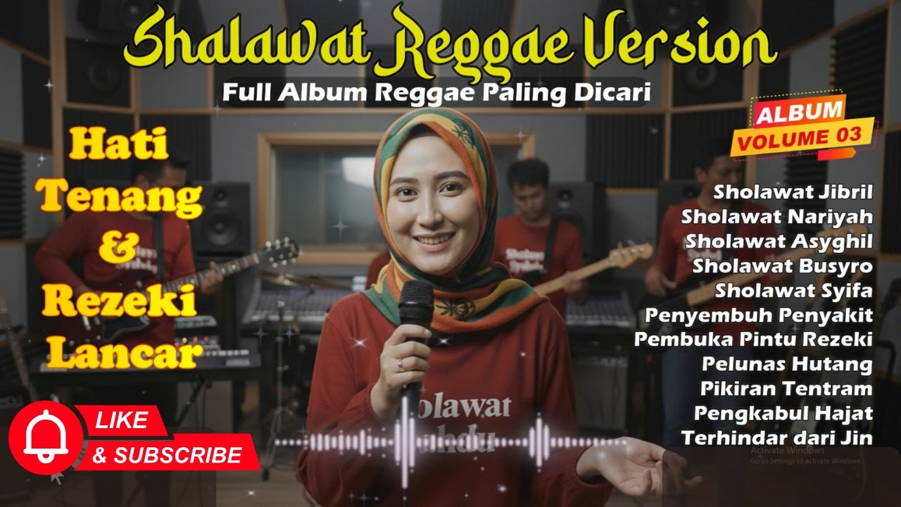 Kumpulan Sholawat Reggae Syahdu 🌙 | Relaksasi Islami Pembawa Kedamaian | Sholawat Rindu Vol. 3