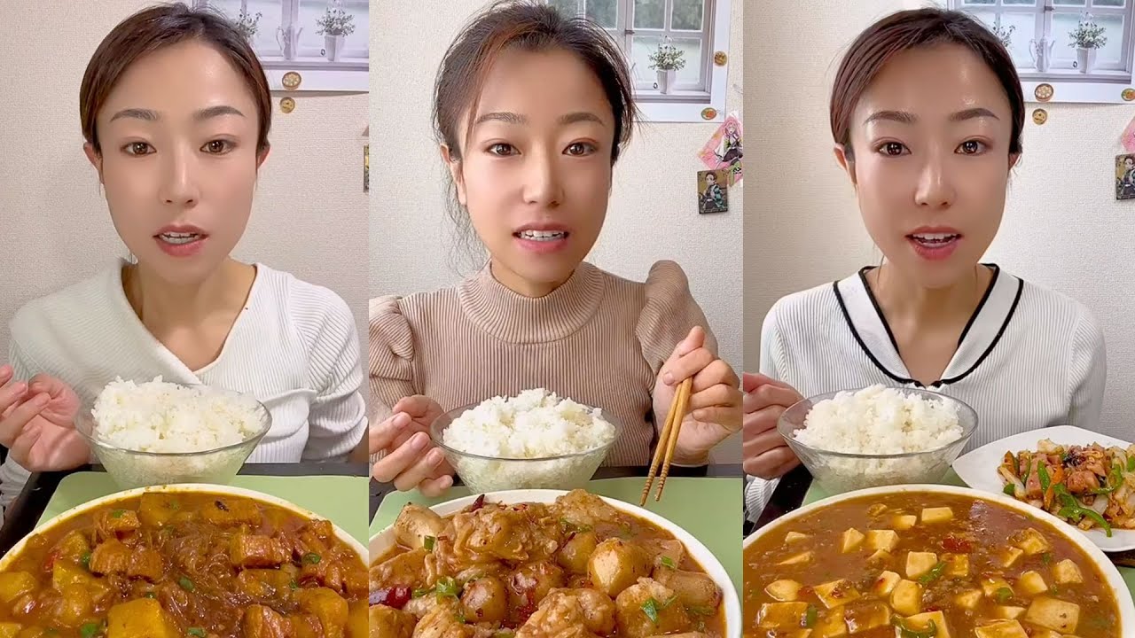 Chinese Home-Cooked Food Mukbang | Realistic Eating Sounds No Talking #396