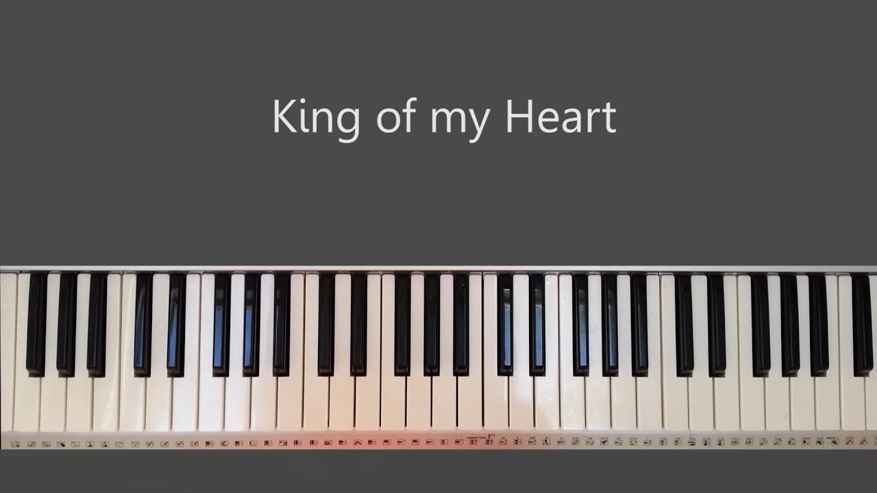 King of my Heart - Bethel Piano Tutorial and Chords