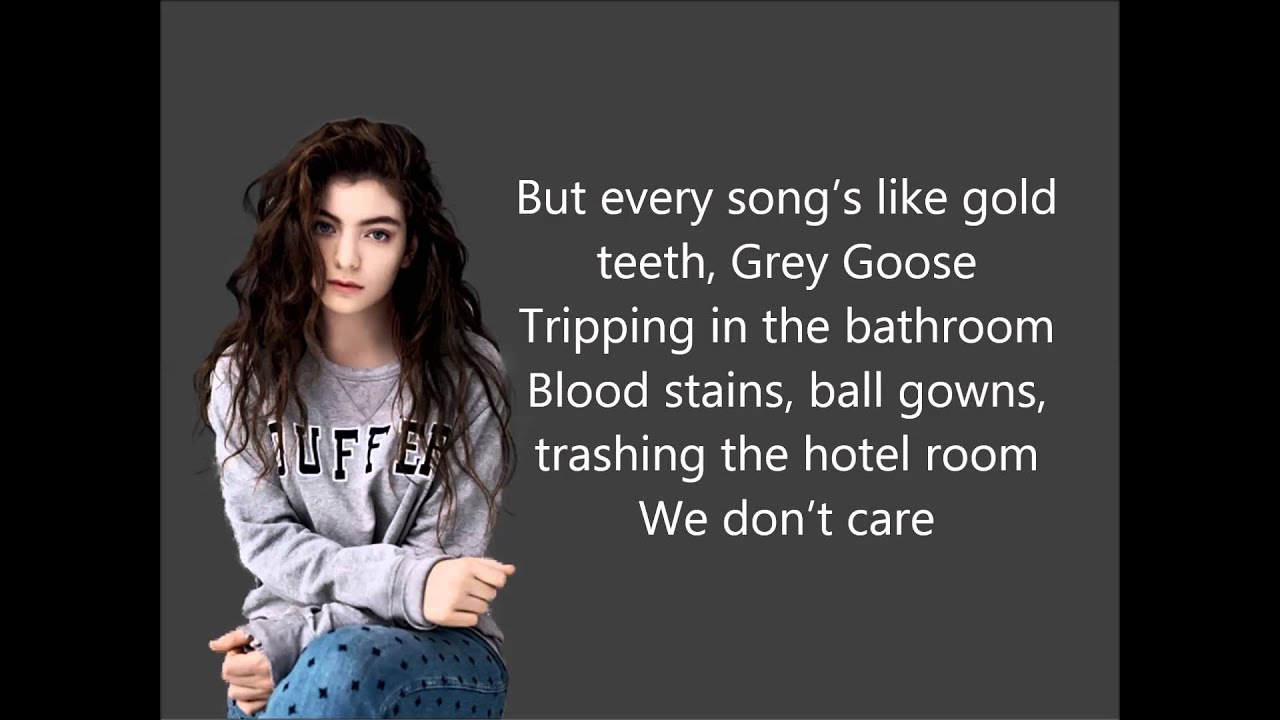 Lorde   Royals US Version Lyrics