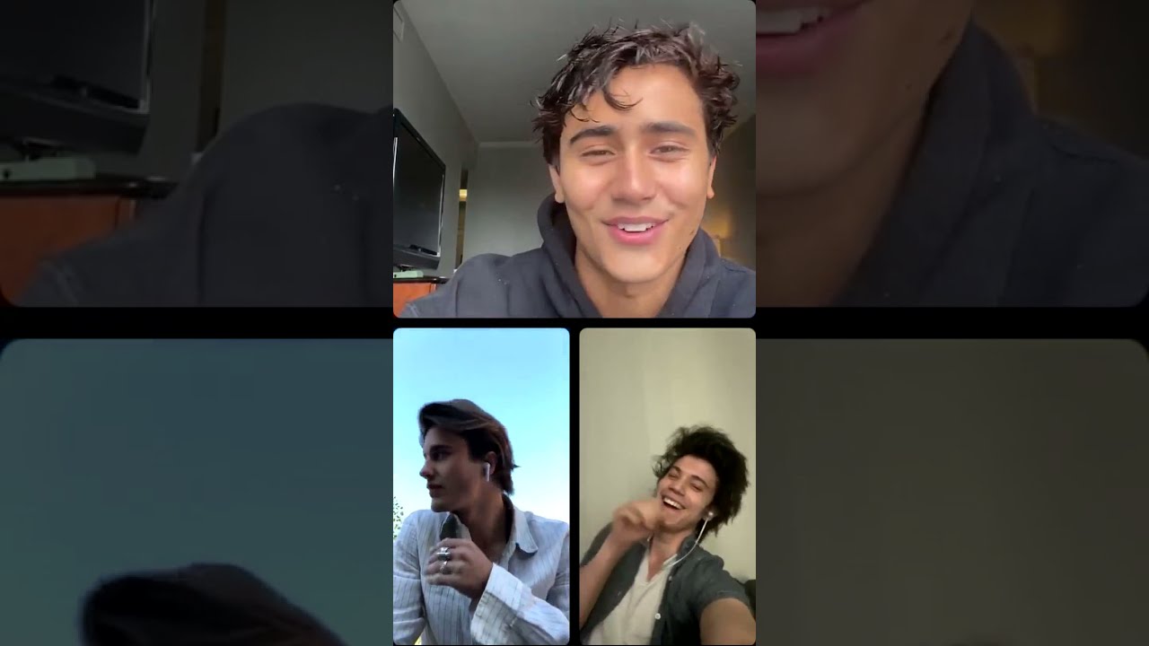 Michael Cimino, George Sear, and Anthony Turpel Instagram livestream 24 Jun 2021