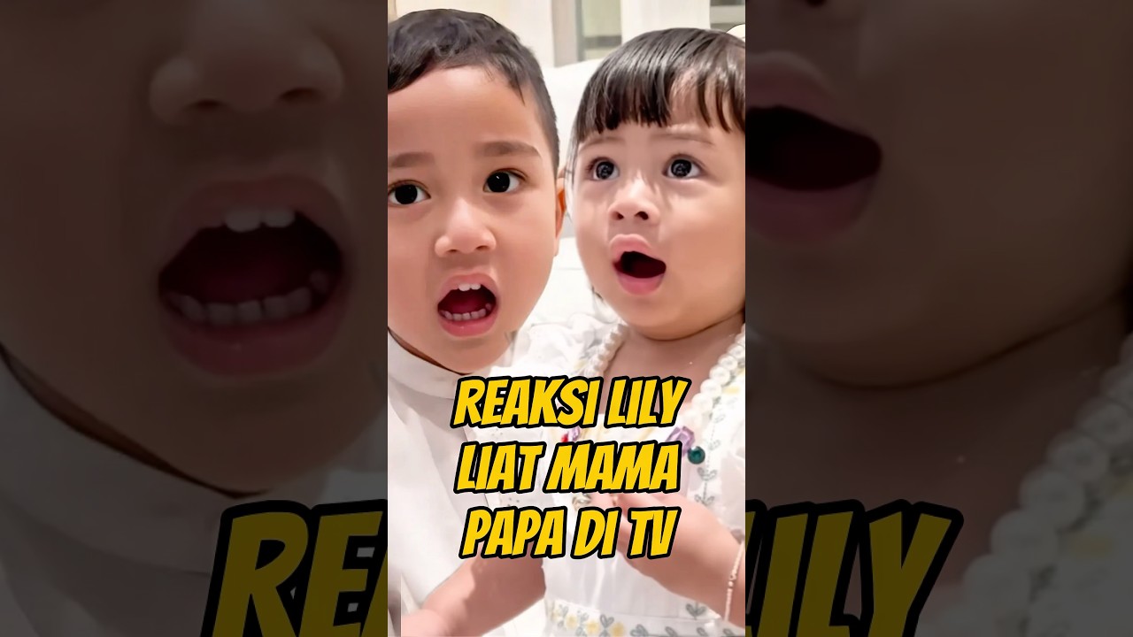 LILY KAGET LIAT RAFFI NAGITA DI TV #rayyanza #ranaima #raffinagita
