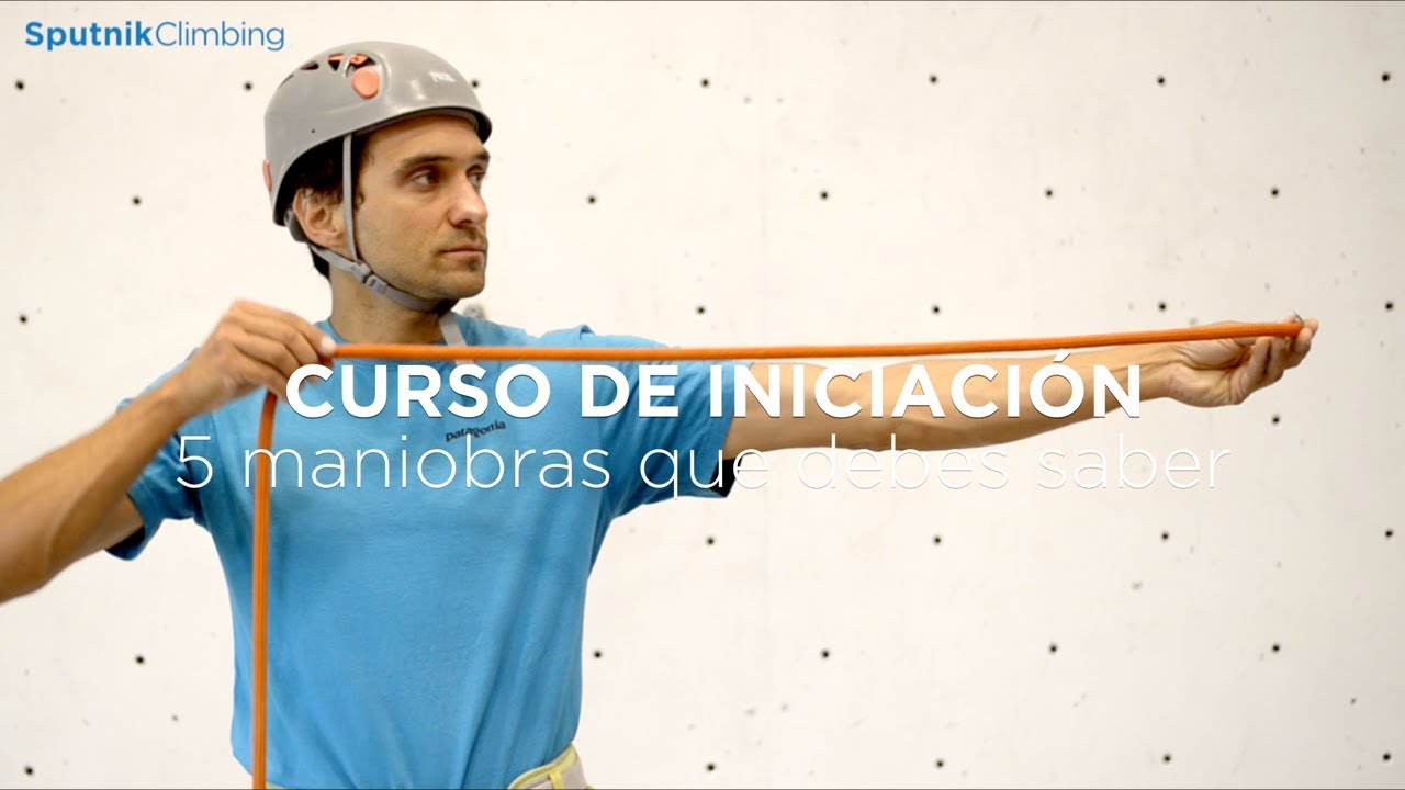Curso de iniciaci&oacute;n a la escalada en SputnikClimbing. 5 maniobras que debes saber