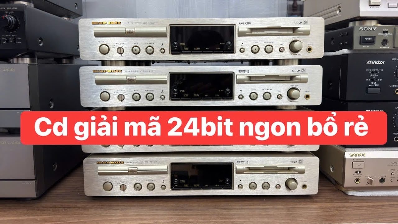 Marantz CM6200 - CD kiêm giải mã 24bit giá siêu rẻ chất âm cực hay ạ . #dac #giảimã #marantz