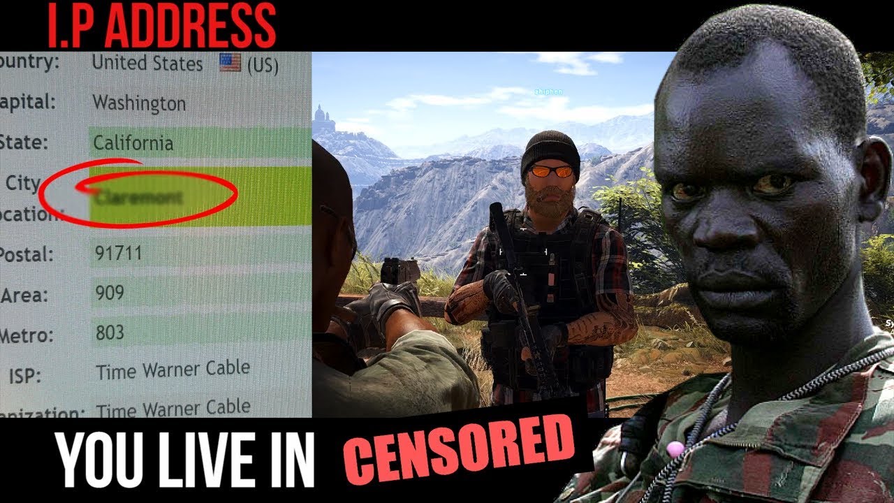 African Rebel HORRIFIES gamers with their REAL LOCATION