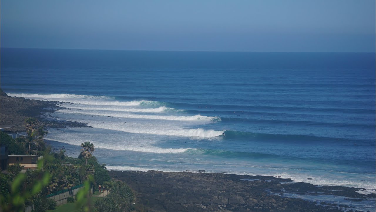 November swell Rolling into Raglan, New Zealand
