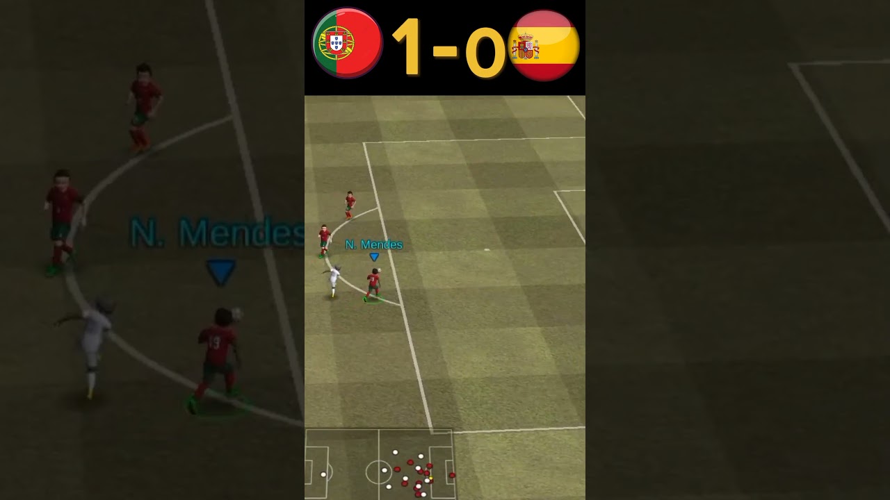 friendly match PORTUGAL vs SPAIN llpro league soccer ll#football #shorts #pls #gameplay