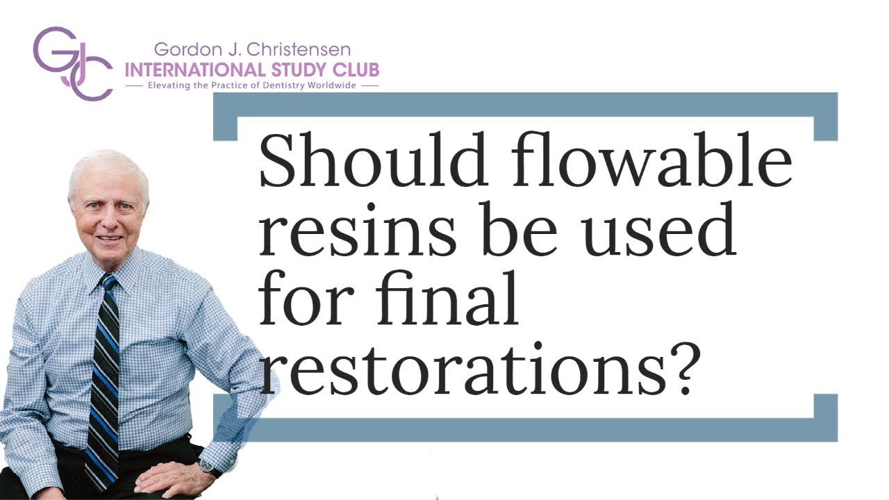 Should flowable resins be used for final restorations?
