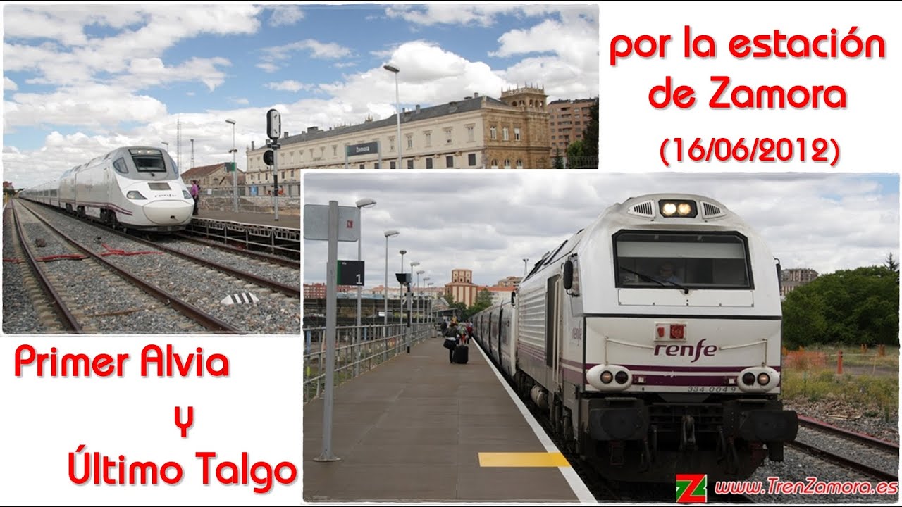 www.TrenZamora.es | Último Talgo y primer Alvia por Zamora (2012)