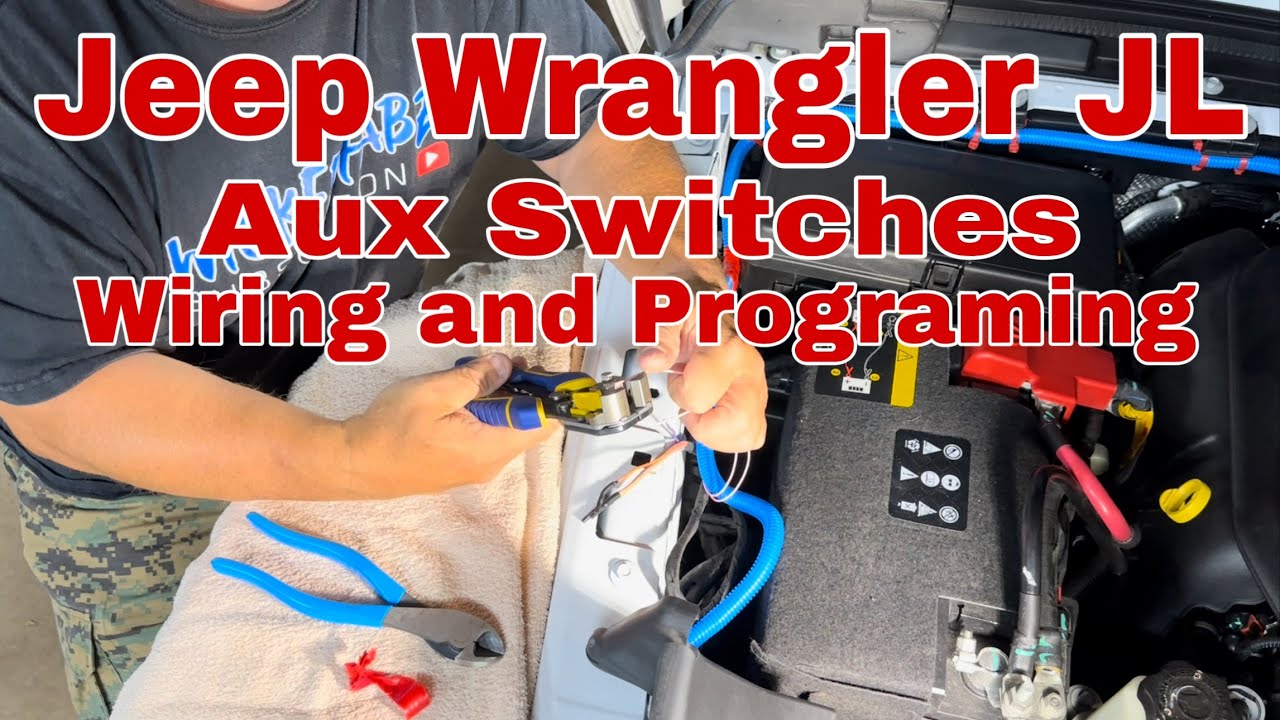How to Wire and Program Accessories to Your Jeep Wrangler JL 4xe Aux Switches!