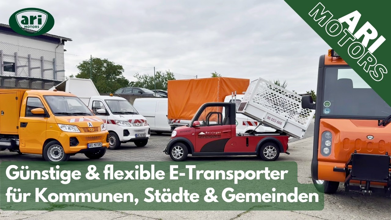 Der perfekte Elektrotransporter f&uuml;r St&auml;dte & Gemeinden &ndash; flexibel, preiswert & nachhaltig