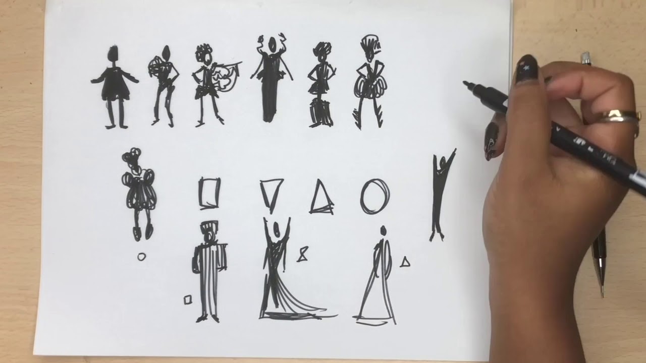 Character Designing using Silhouettes