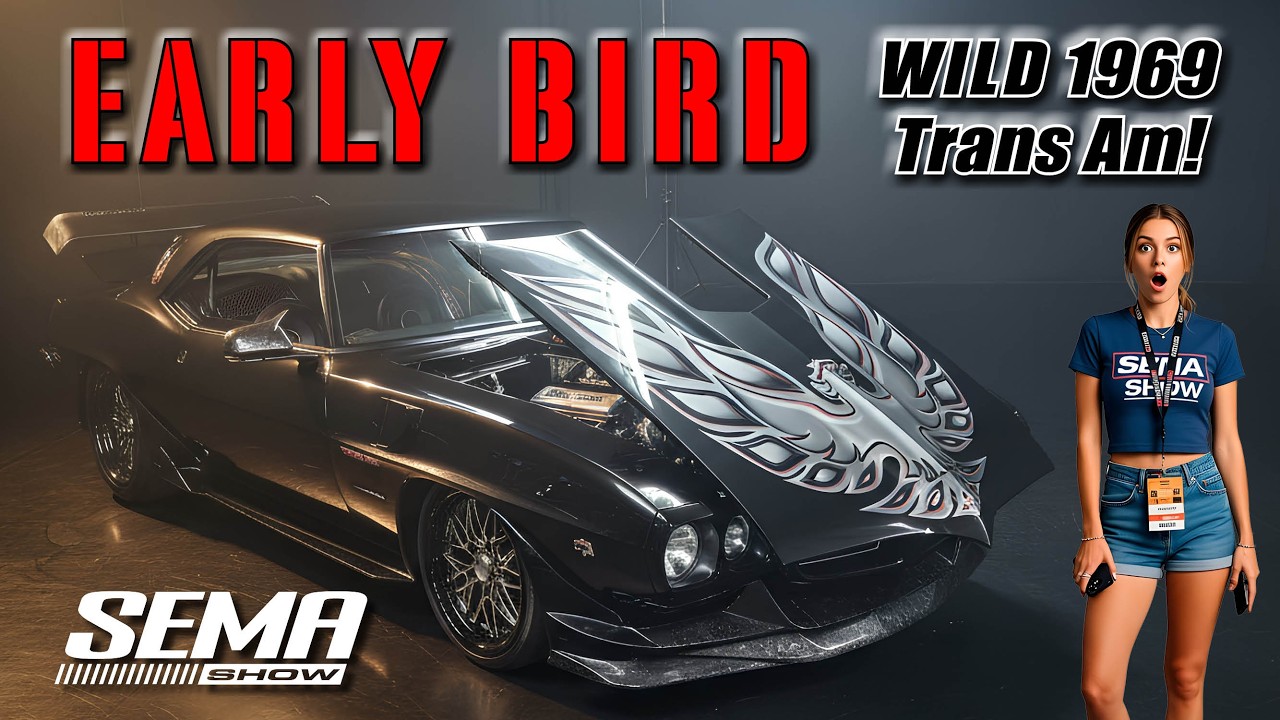 Этот Trans Am 1969 года поразил всех на выставке SEMA 2025!