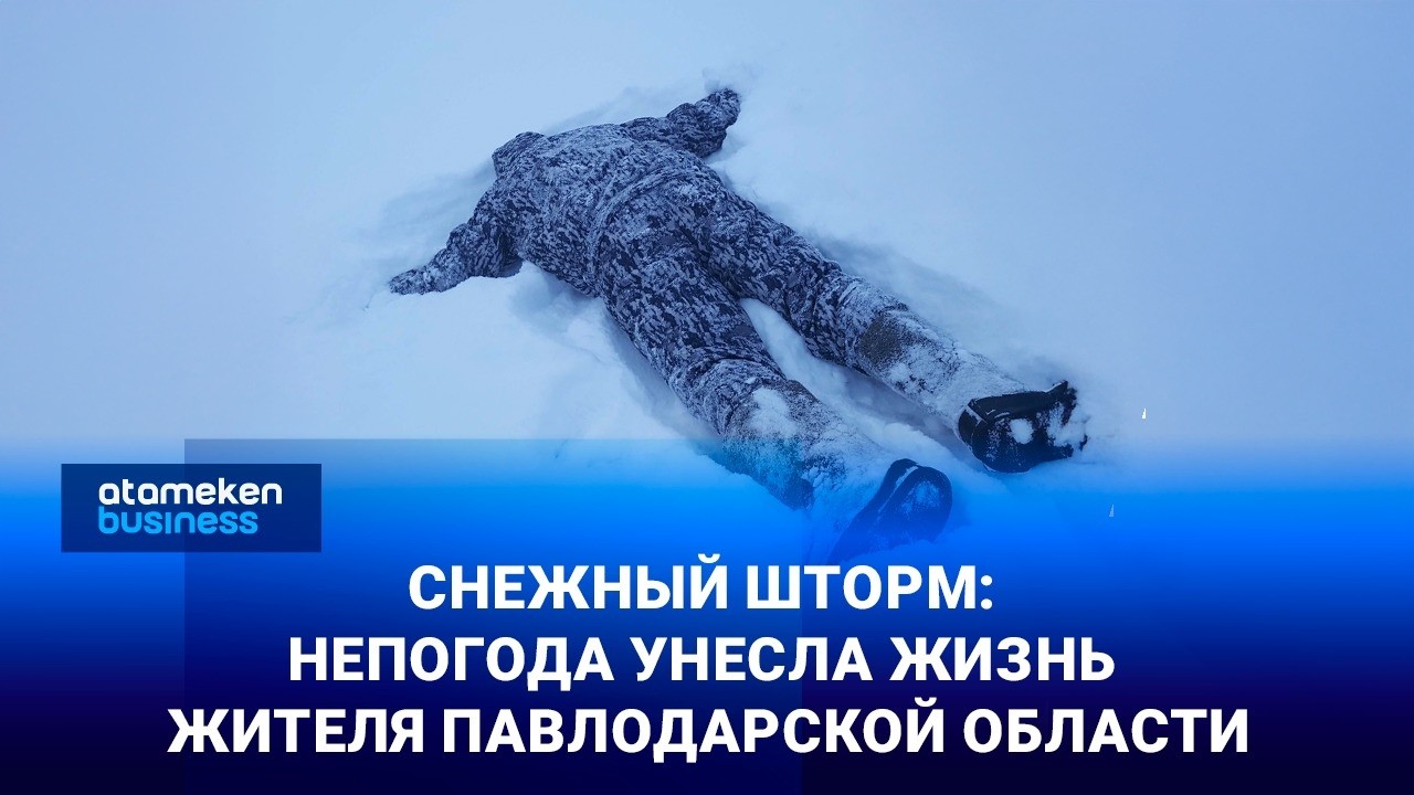 Снежный шторм: непогода унесла жизнь жителя Павлодарской области
