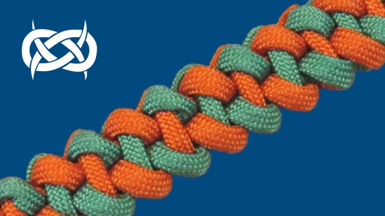 How to make a (TIAT's) Two Color Slash Dash Bar Paracord Bracelet