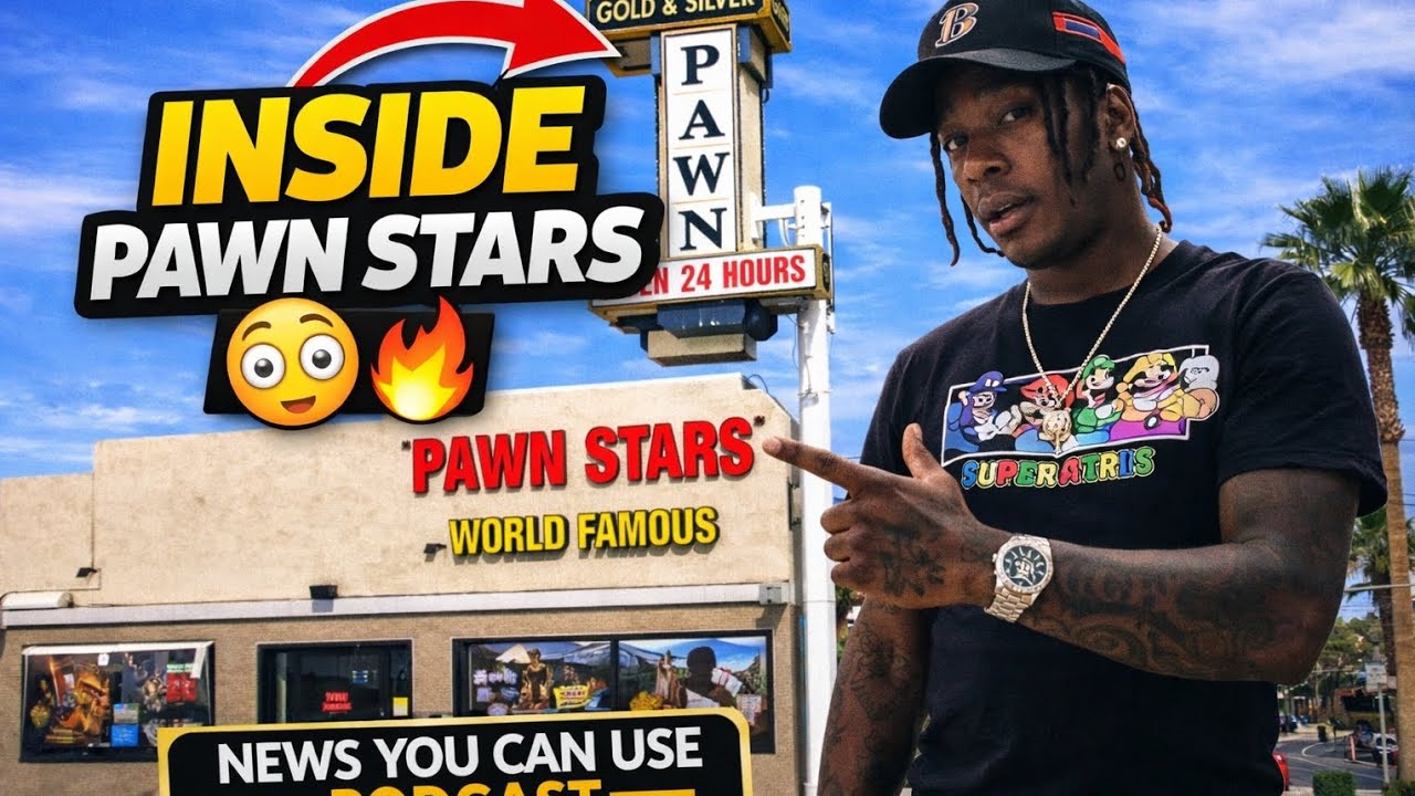 INSIDE PAWN STARS 😳🔥 | World Famous Gold & Silver Pawn Shop (Las Vegas Vlog)