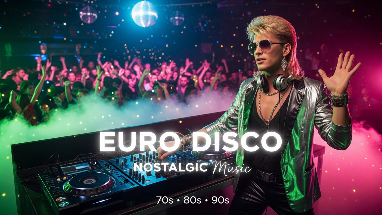 High-Energy Euro Disco Laser Rush 1980s | Euphoric Nightdrive Club Experience 💥