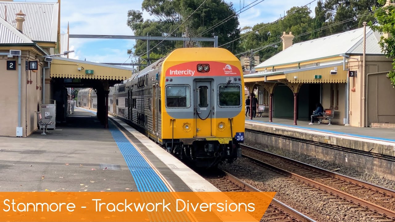 Sydney Trains Vlog 1841: Stanmore - Trackwork Diversions