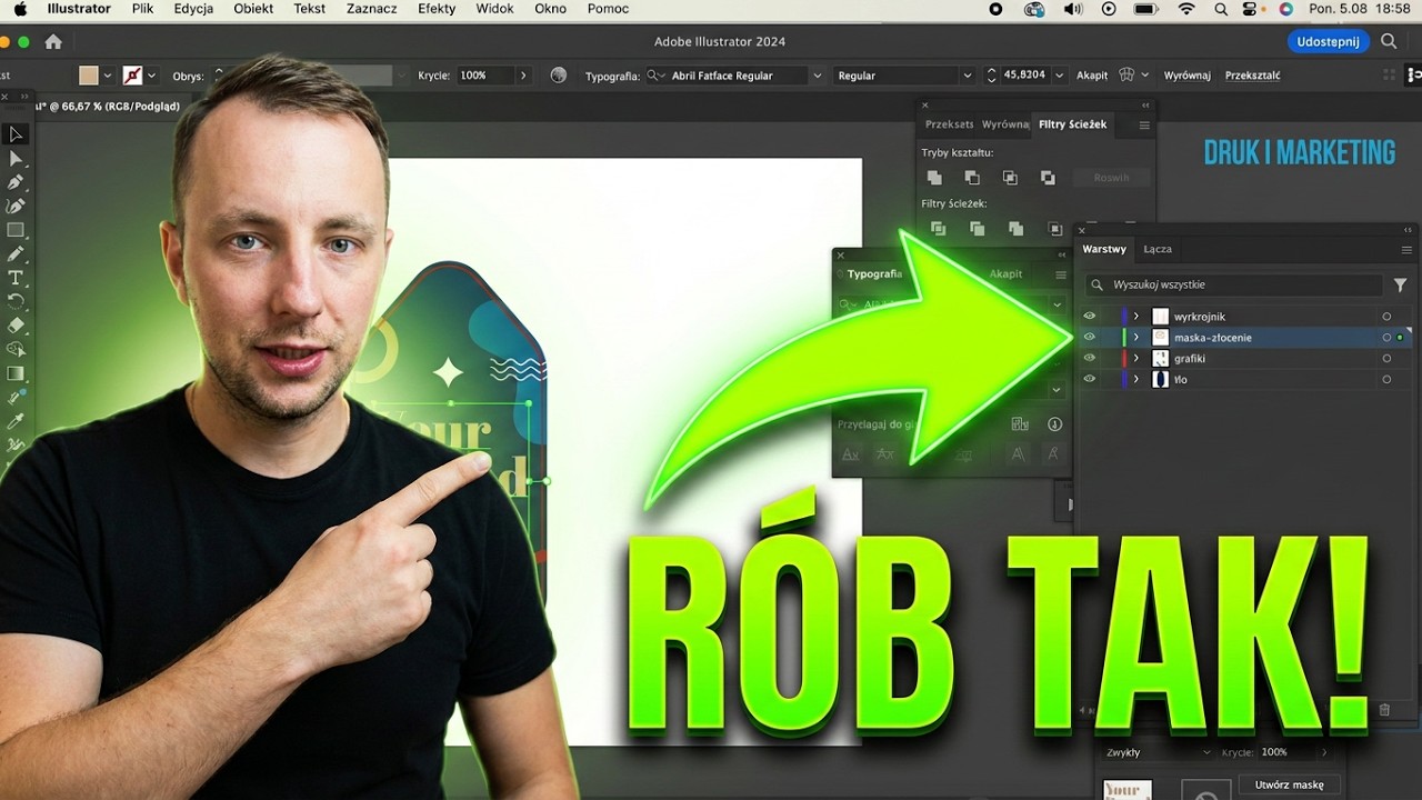 Jak zrobić plik do druku z uszlachetnieniem w Adobe Illustrator?