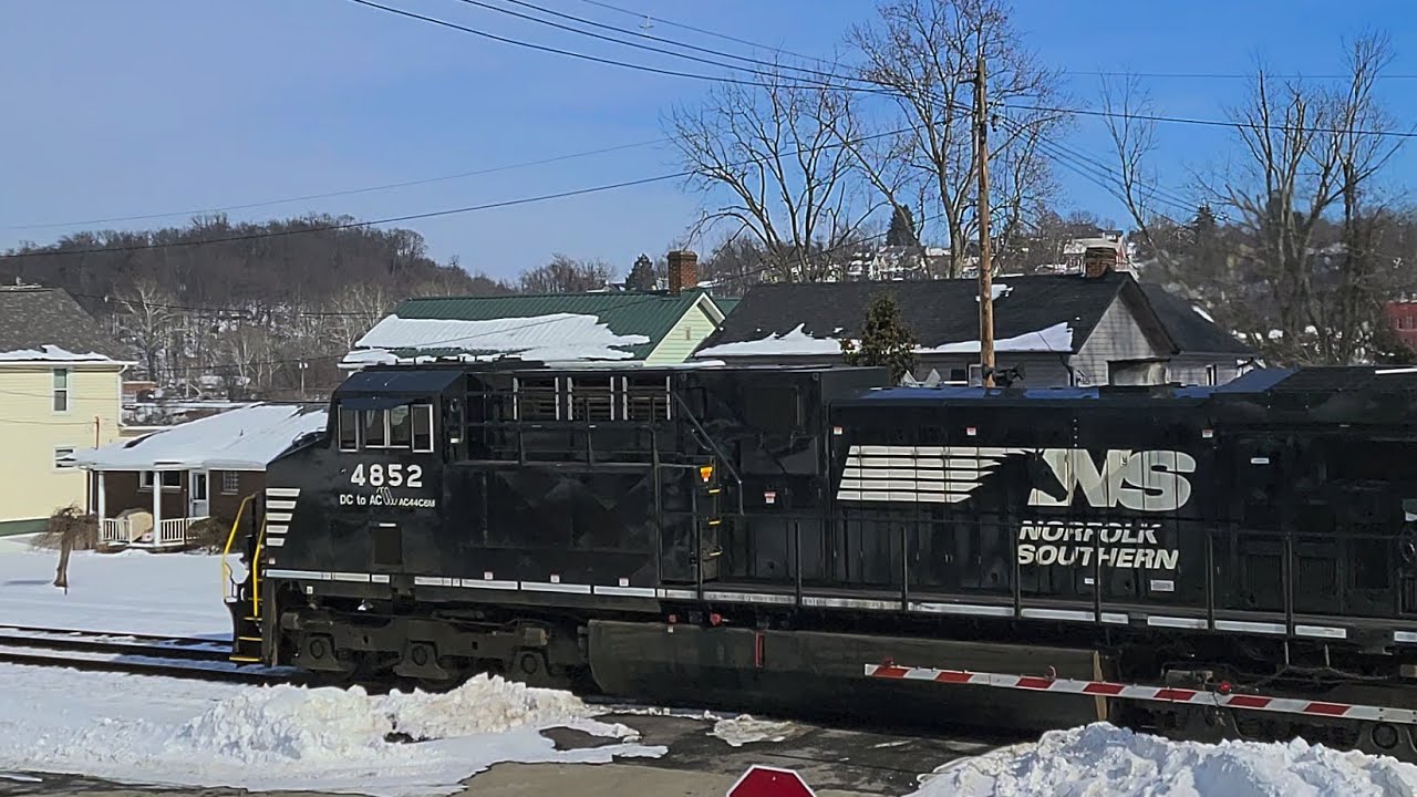 Norfolk Southern Coal Train Railfanning on the Monongahela Line 