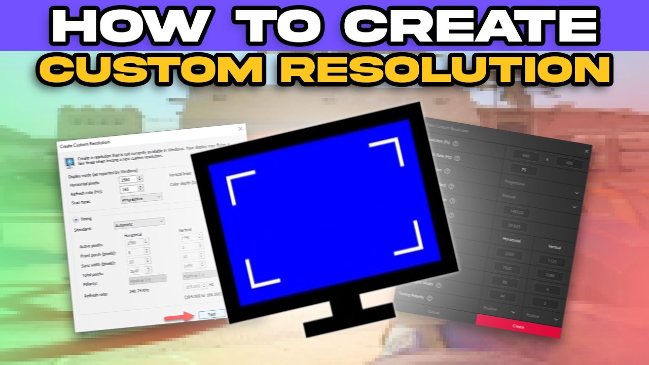 How to Create ANY Custom Resolution on Windows (CRU Guide)