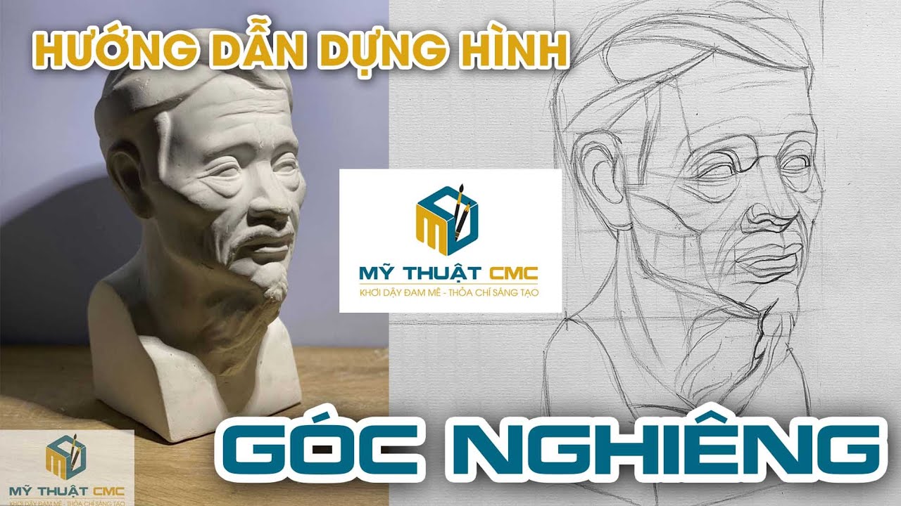 Livestream | Hướng dẫn dựng hình tượng ông già góc nghiêng | Mỹ thuật CMC