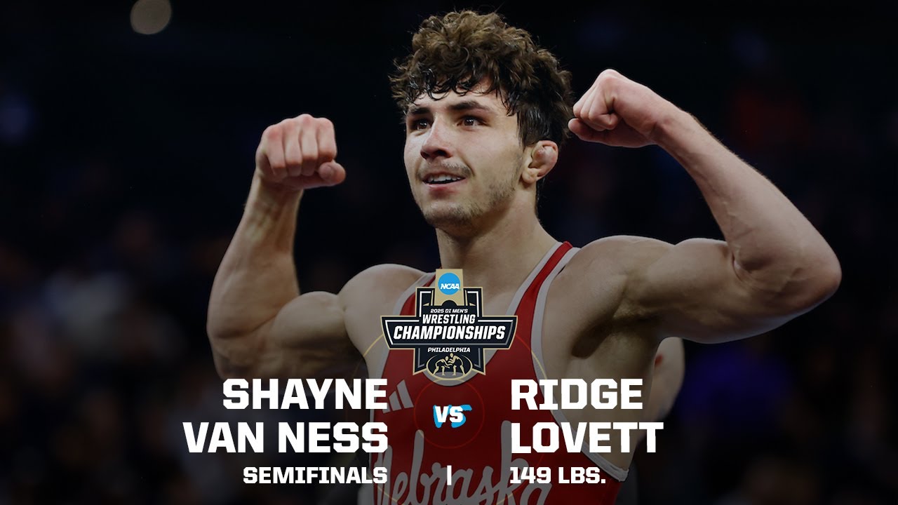 Shane Van Ness vs Ridge Lovett: 2025 NCAA wrestling semifinal (149 pounds)