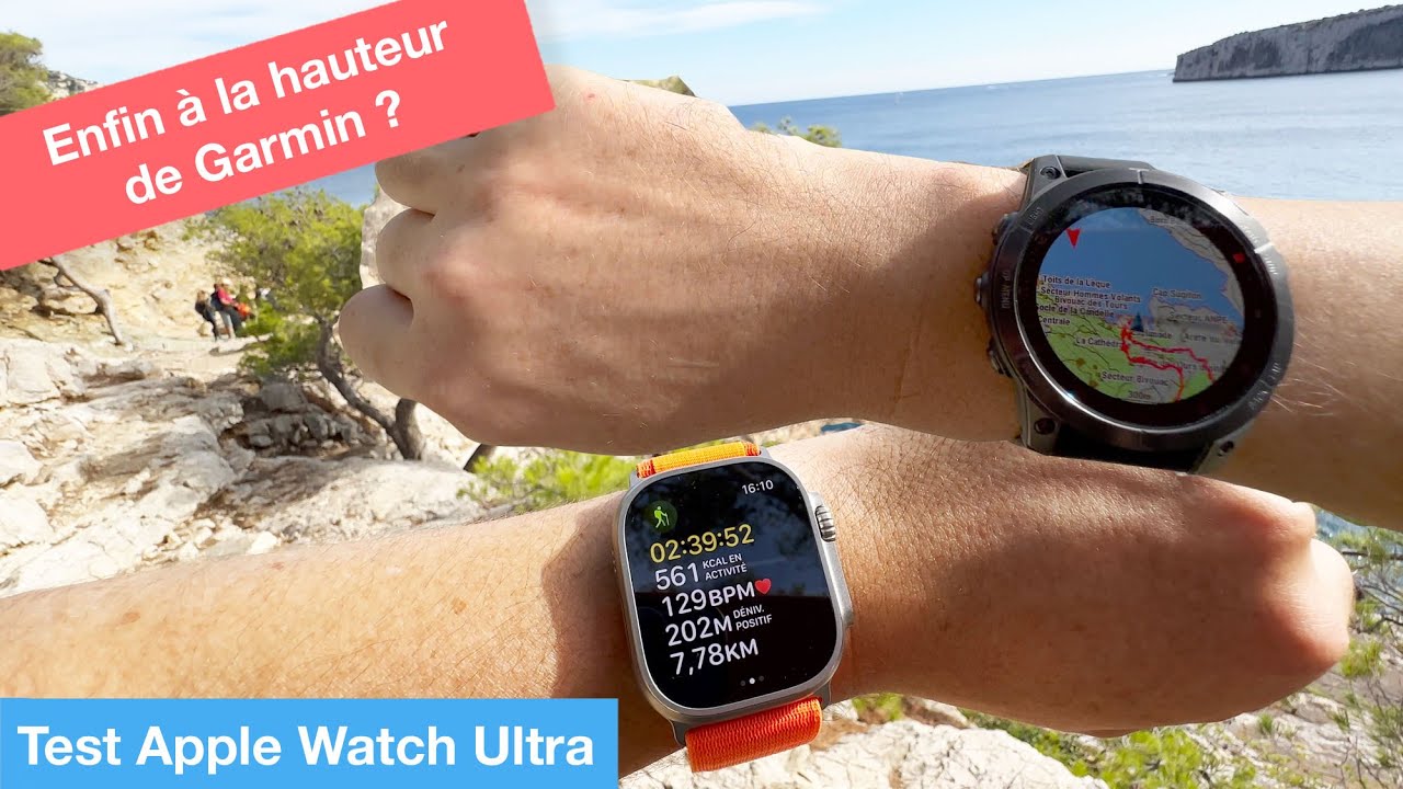 Test (honnête) de l'Apple Watch Ultra (vs Epix 2) : Garmin a du souci à se faire ?