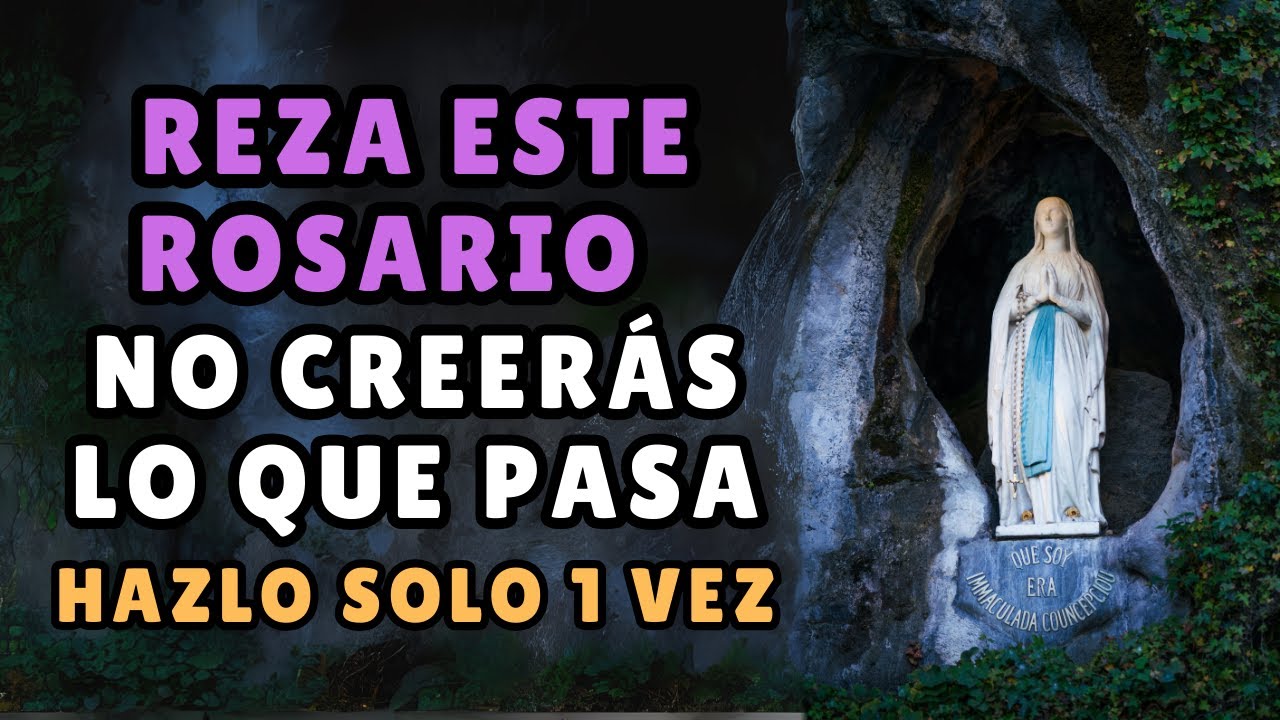 🙏 ¡NO CREERÁS LO QUE PASA! REZA ESTE ROSARIO Y UN MILAGRO LLAMARÁ A TU PUERTA HOY MISMO.