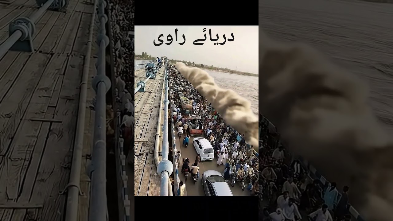 Flood in River Ravi | flood situation in pakistan | Flood Map Pakistan| #ravi #flood #pakistan #veo3