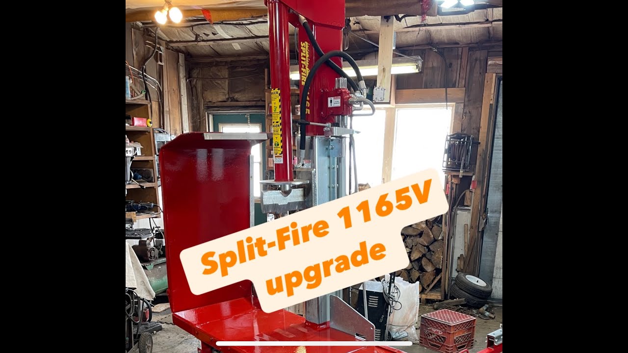 The all-new Split-Fire 1165V final upgrade episode #logsplitter