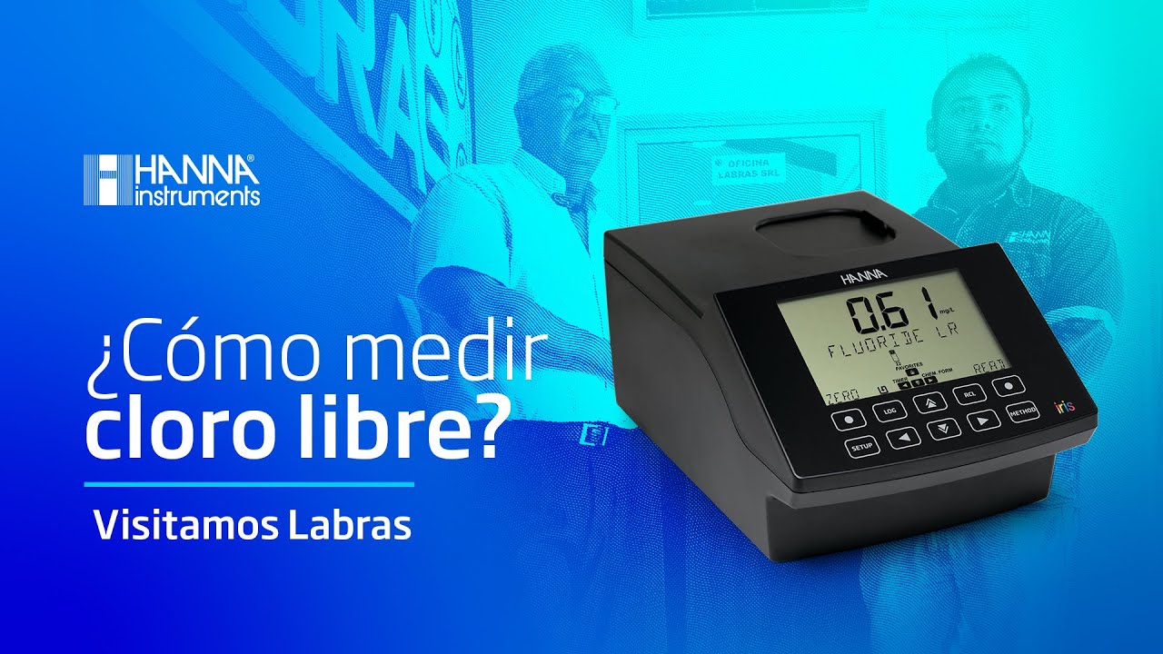 ¿Cómo medir cloro libre con un espectrofotómetro?
