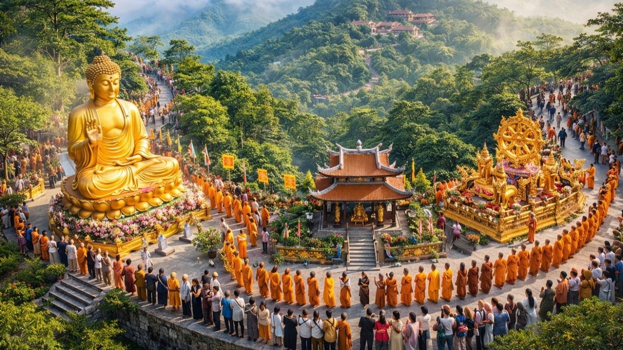 Yen Tu Sacred Festival Parade 2026 (4K) | Vietnam’s Grand Buddhist Pilgrimage Procession