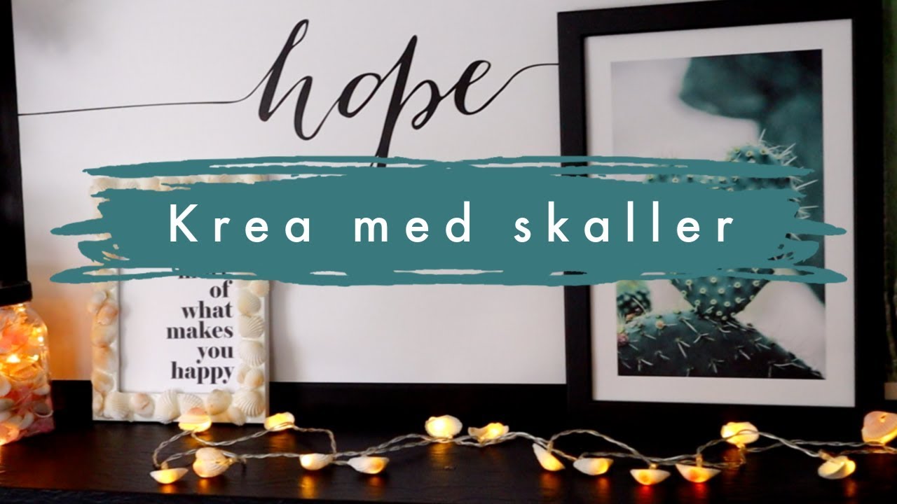 Krea med muslingeskaller // 5 gode sommer ideer