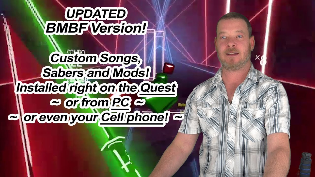 Oculus Quest Beat Saber custom songs with BMBF - LATEST TUTORIAL (beat Saber 1.8)