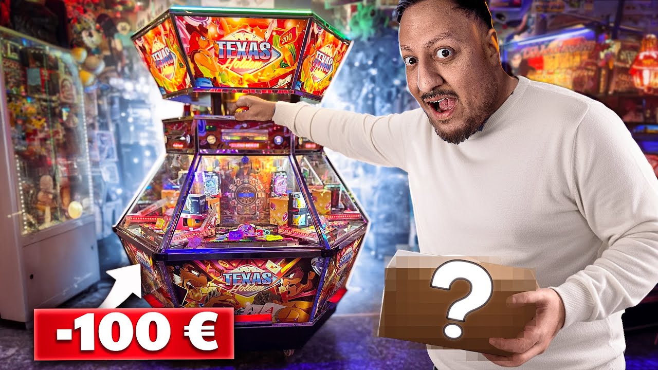 100€ dans une MACHINE A SOUS à la FETE FORAINE