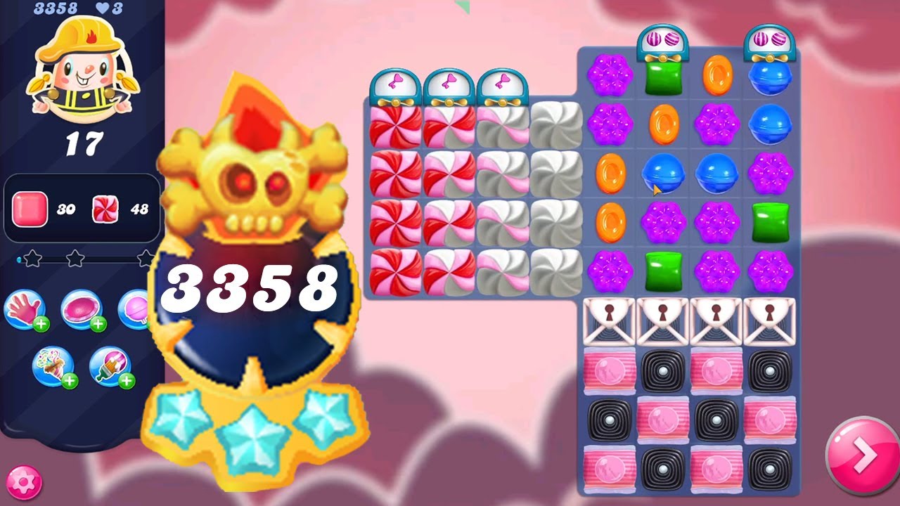 Candy Crush Saga Level 3358 || Legendary Level || No Boosters || 3 Sugar  Stars 🌟🌟🌟