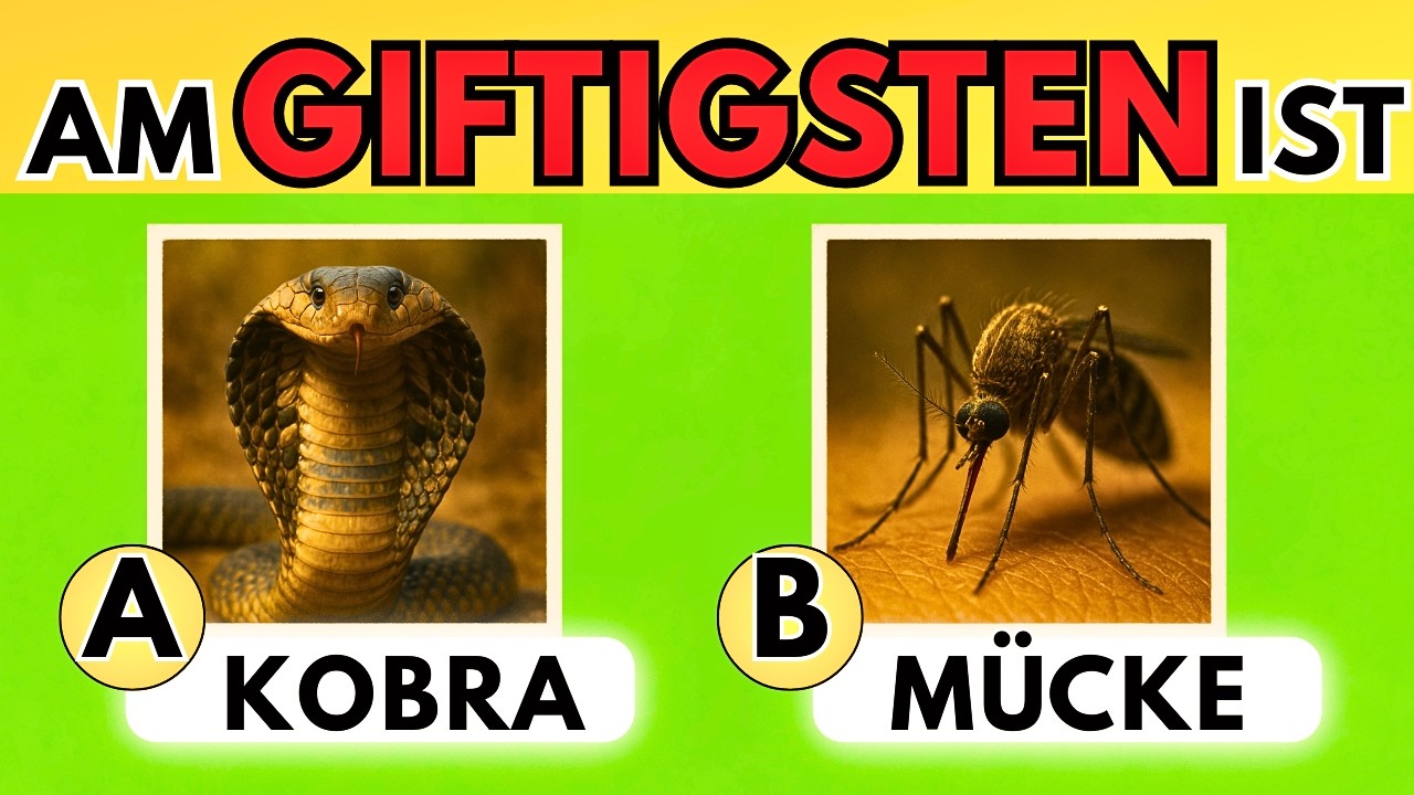 🐾 Das Ultimative Wissens Quiz über Tiere! 🧠 50 Fragen Tierquiz (2025)