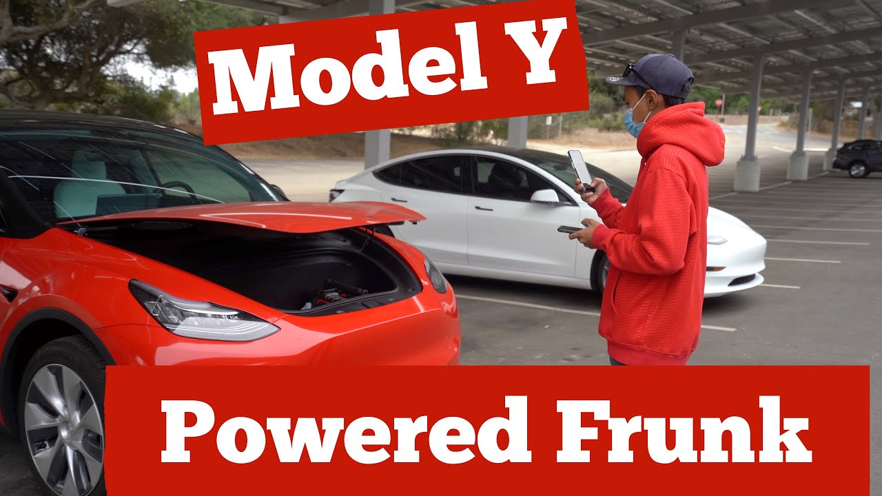 Tesla Model Y Power Frunk