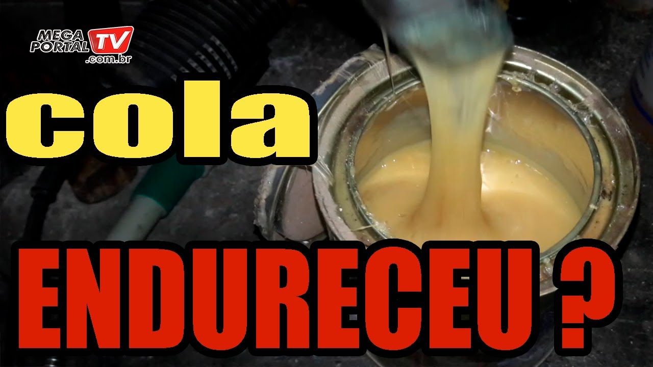 COLA ENDURECEU DICA COMO AMOLECER DILUIR