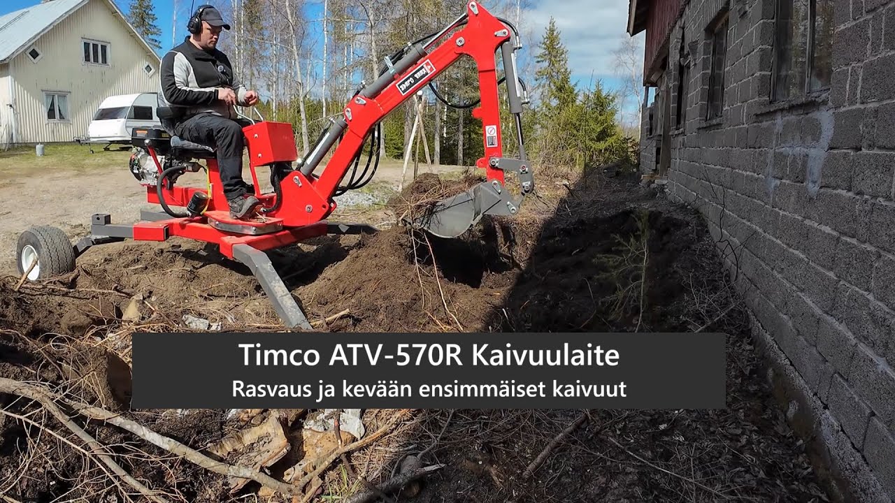 Timco ATV-570R  Rasvaus ja kevään ensimmäiset kaivuut