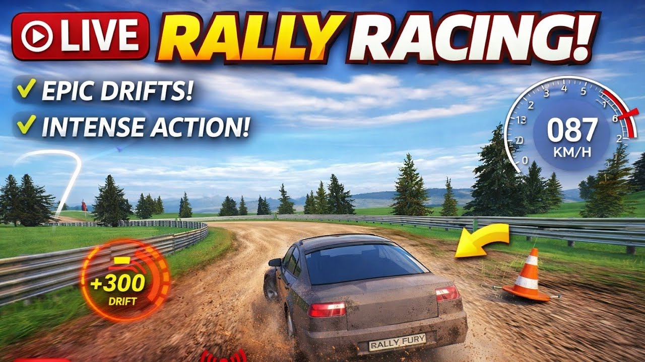 Rally Racing Is Live😱💀OMG#live #rally racing #short