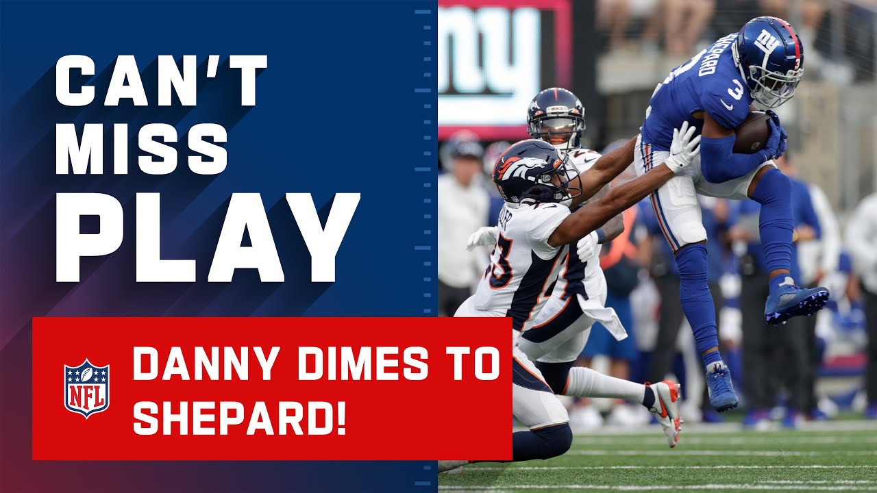 Danny Dimes to Sterling Shepard for the TD!