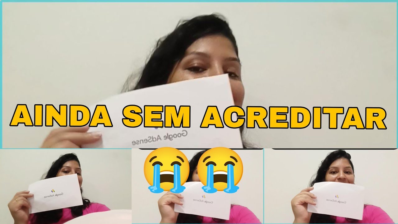 AINDA SEM ACREDITAR 😭😭// chegou nossa carta do Google AdSense 