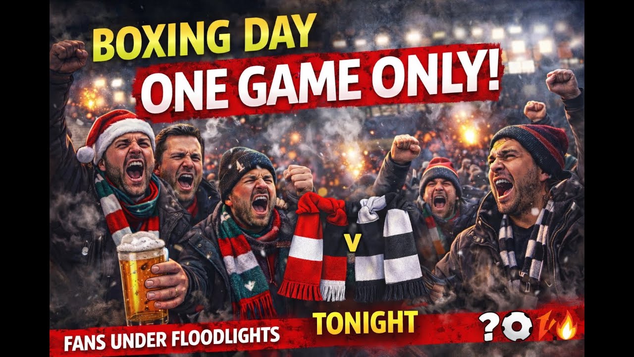 🔥 Boxing Day Football Chant – “ONE GAME ONLY!” | United vs Newcastle | Terrace Anthem