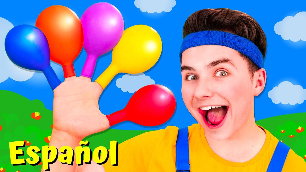 Familia de dedos de Globos | Videos educativos | Rimas para niños | Coco Froco Español